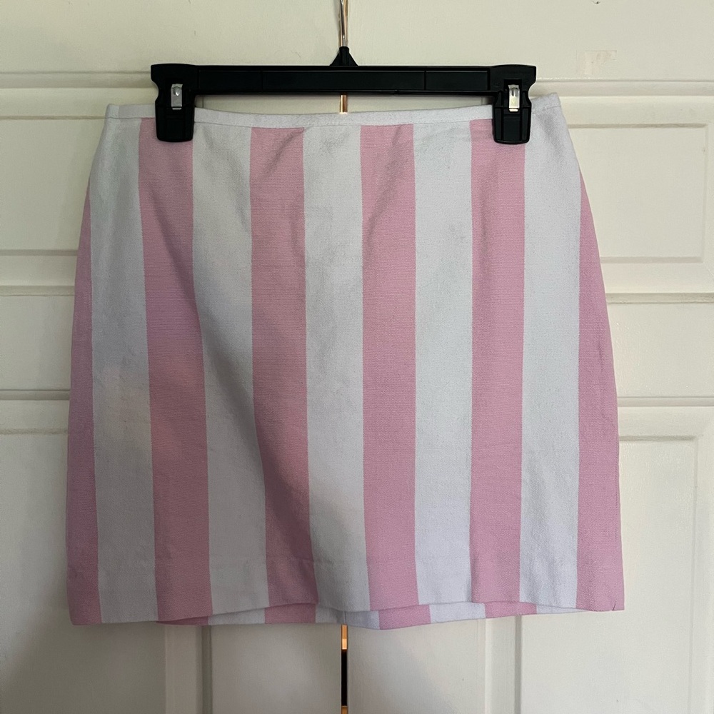 Madewell Pink and White Stripped Skirt! Never worn with tags!